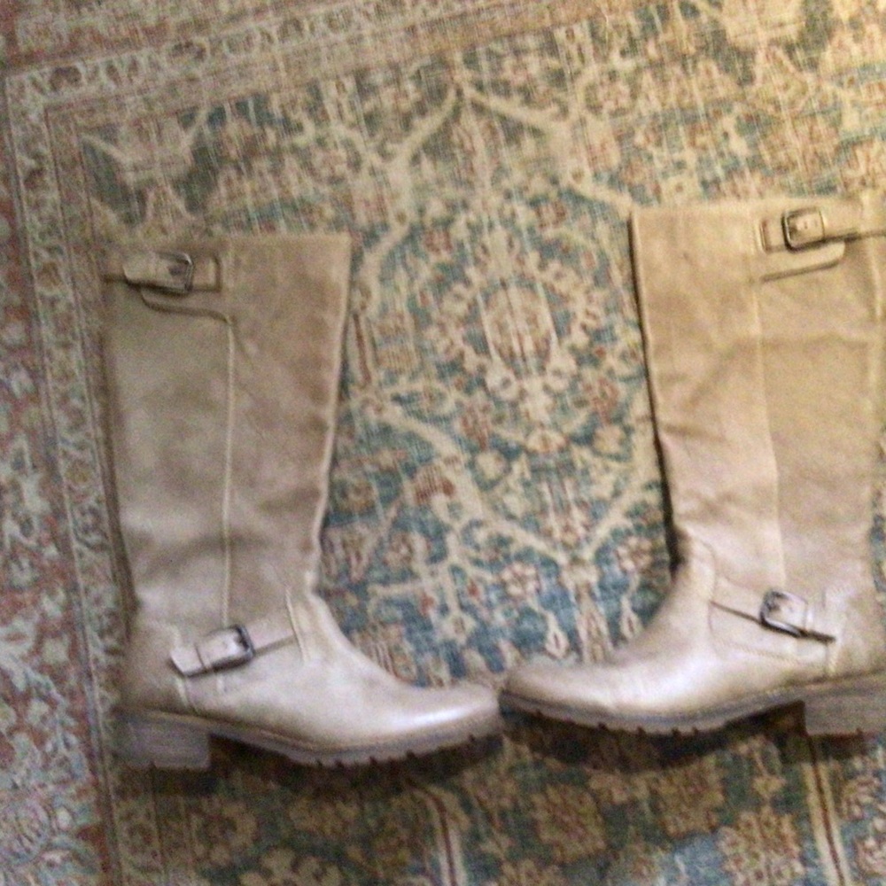 Taupe Sofft Leather Boots
